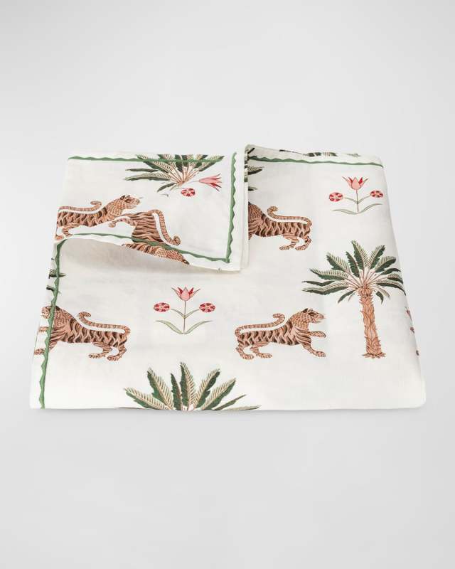 Tiger Palm Tablecloth, 70" x 126"